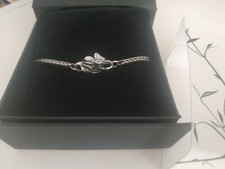 TROLLBEADS ARMBAND EWIGE ORCHIDEE (Seele + Verschluss ) Neu Original