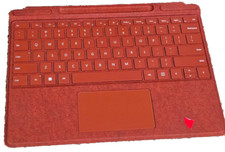Microsoft Surface Pro 8, 9, X Signature Keyboard Red English /NOT WORKING