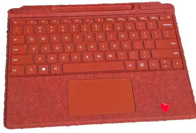 Microsoft Surface Pro 8, 9, X Signature Keyboard Red English /NOT WORKING
