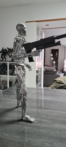 🤖 NECA - TERMINATOR : Endoskeleton 1/4 scale ( clean version ) / TRES RARE 🤖 - Foto 6 di 7