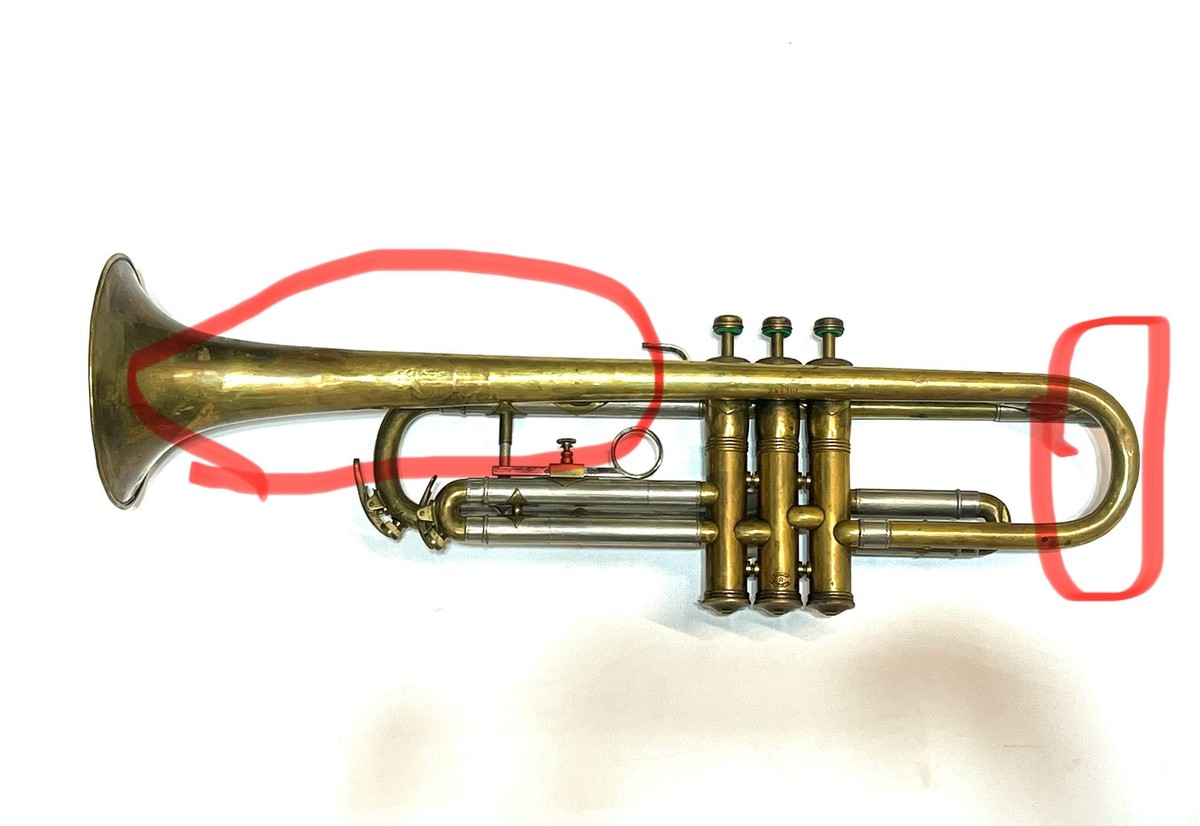 Besson Brevete Trumpet Made in England 50 Medals of Honours USED