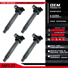 Set of 4 New Ignition Coil OEM for 2000-2004 Toyota Tacoma 2.4L 2.7L L4 UF323