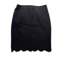 New Talbots Petite Textured Scalloped Career Skirt 2P