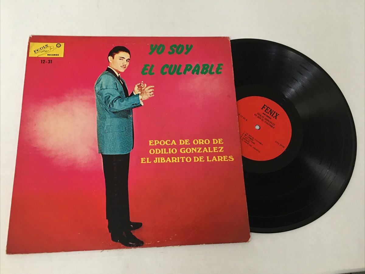 Original ODILIO GONZALEZ Yo Soy El Culpable Tested 12”Vinyl Fenix