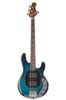 Ernie Ball Music Man StingRay Special 4 HH Bass Guitar - Pacific Blue Burst with