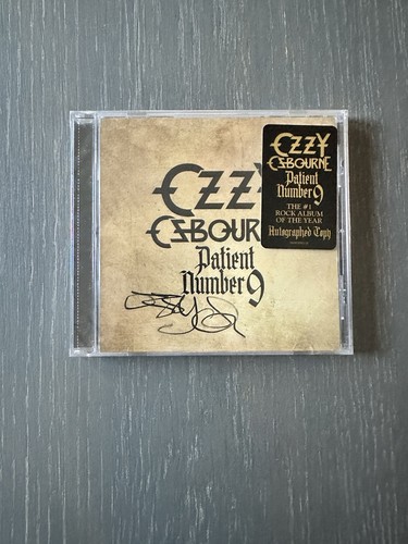 OZZY OSBOURNE SIGNED PATIENT NUMBER 9 CD BRAND NEW STILL SEALED