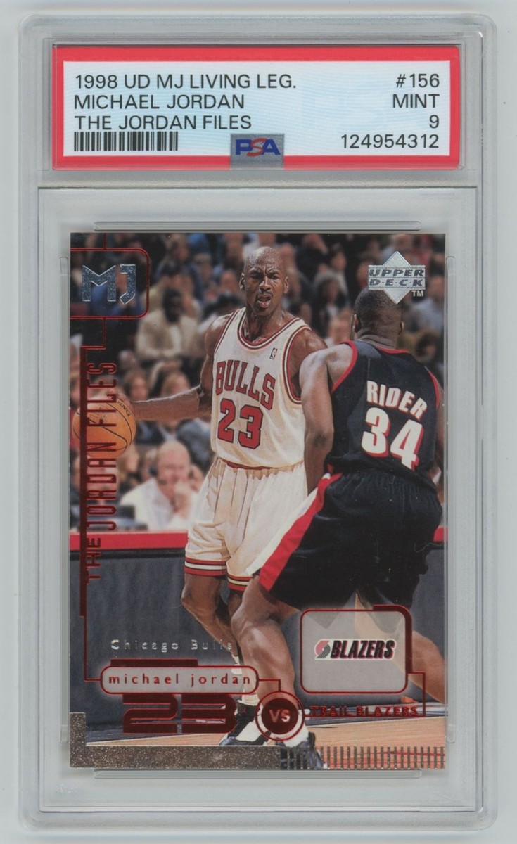 Michael Jordan 1998-99 Upper Deck Living Legend The Files PSA 9