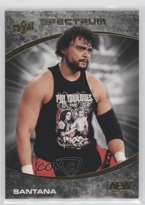 2021 Upper Deck AEW Spectrum Dark 28/99 Santana #46 09q5