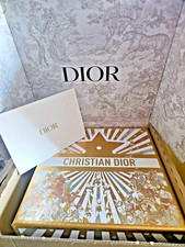 DIOR Couture Square Gift Box 9"Lx9"Wx4.5"H Shredded Dior Tissue Note NIB