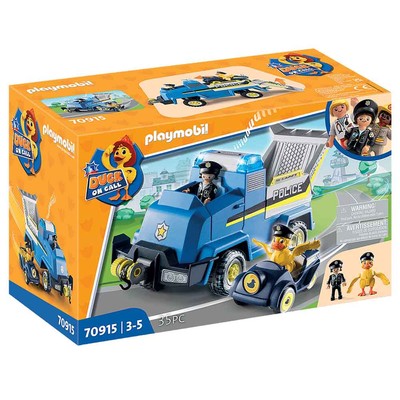 Playmobil Ente auf Abruf Polizei Einsatzfahrzeug 70915 Spielset 35 Teile Alter 3-5