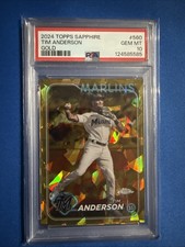 2024 Topps Chrome Sapphire Edition - Tim Anderson #560 Gold /50