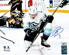 Ryan Donato Auto 8x10 Photo Kraken First Franchise Goal Celebration Fanatics