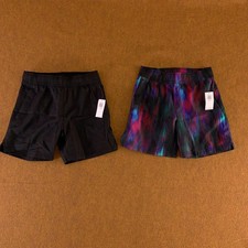 Old Navy Active Boys XS 5 Multi Above Knee Stretch Tech Shorts 2 Pieces NWT