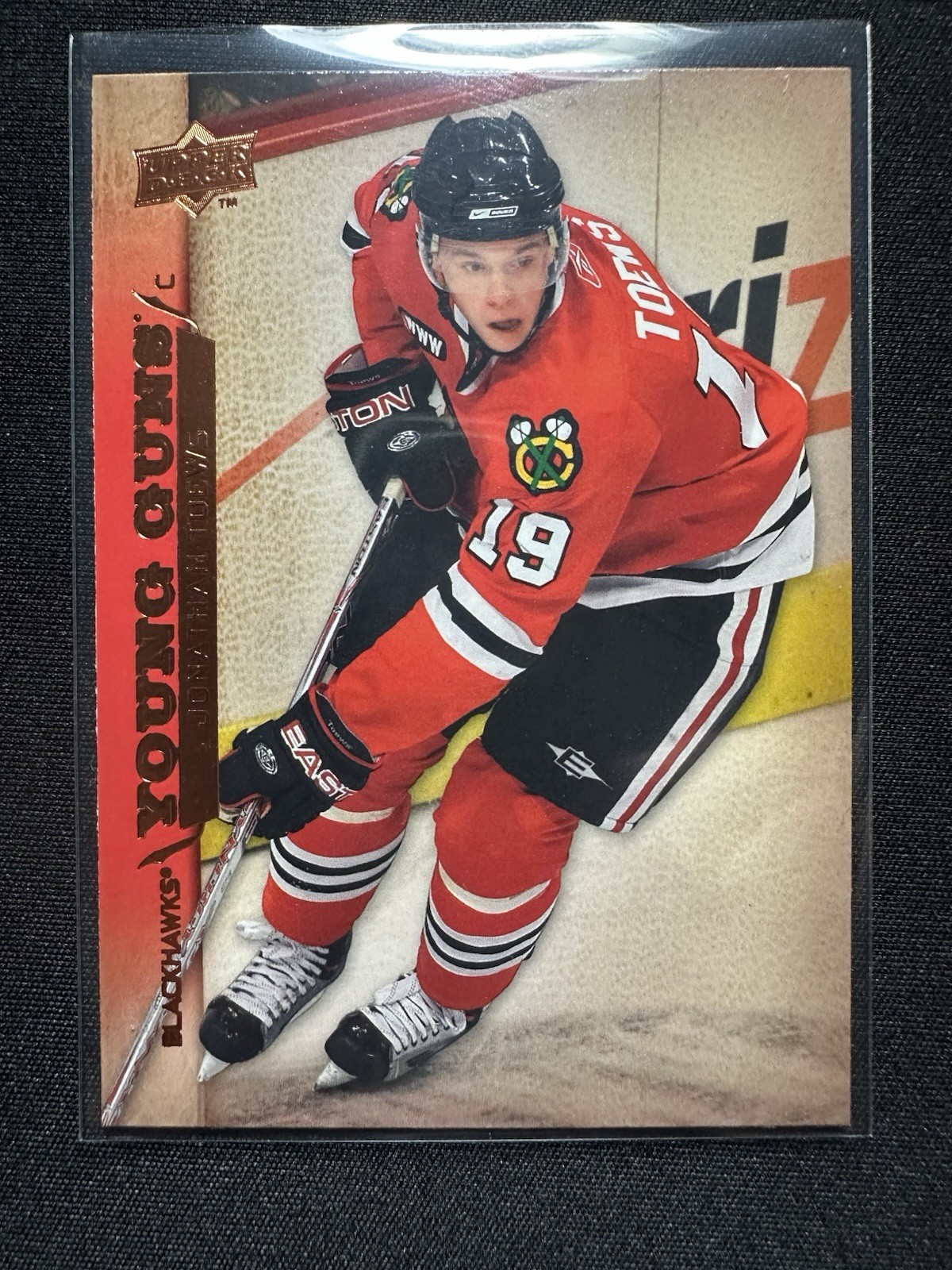 2007-08 Upper Deck Young Guns Hockey Rookie RC #462 Jonathan Toews