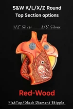 Smith & Wesson K/L/X/Z Rd FGT Carry Grips "Skull & Dagger" FlatTop/Black Diamond