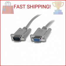 StarTech.com 10 ft DB9 RS232 Serial Null Modem Cable F/M - Null modem cable - DB