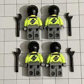 Lego City Monster Truck 60055 Lot Of 4 Minifigures Minifigs E8 25