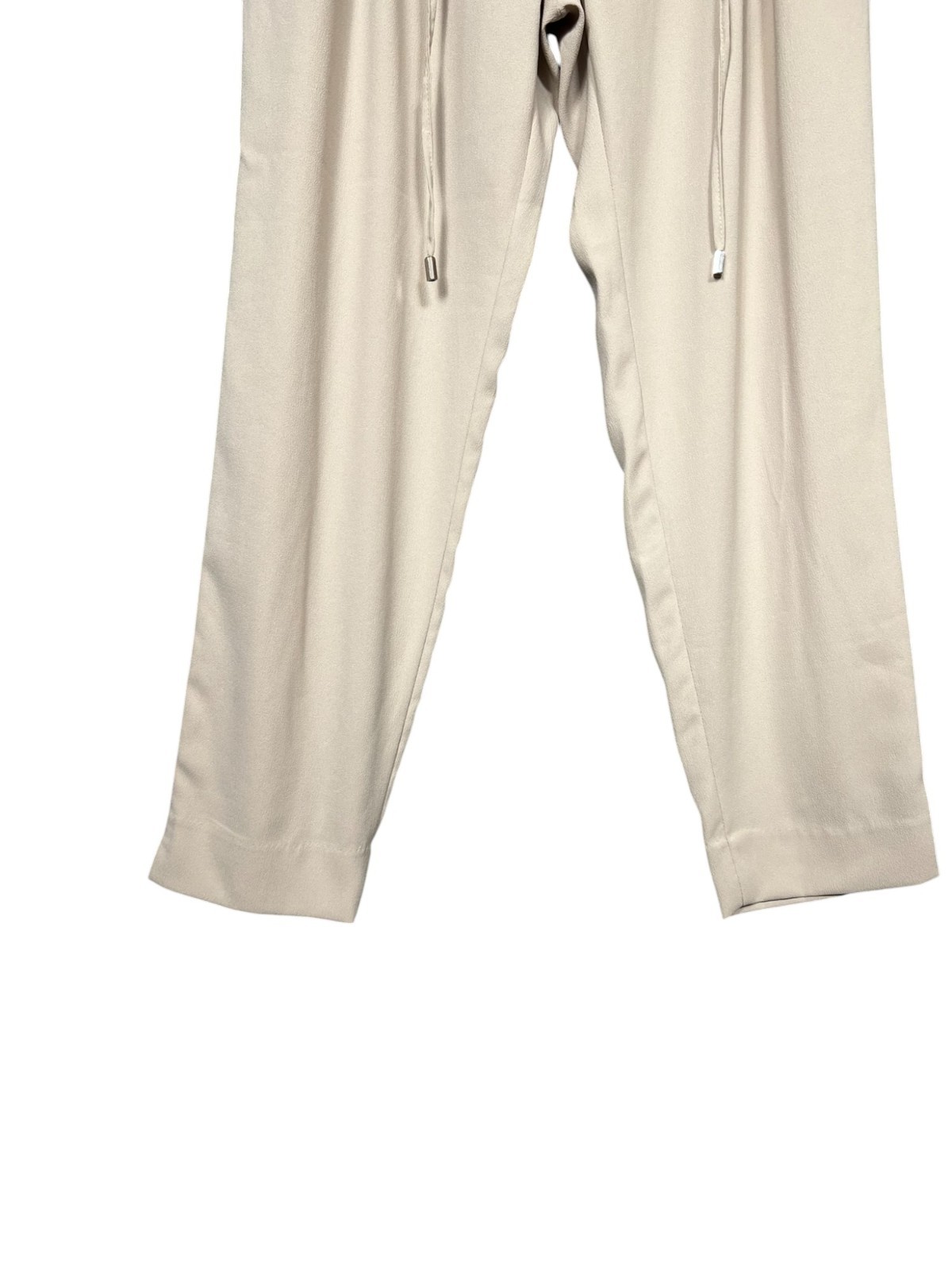 Zara Basic Collection Beige Drawstring Pants Wome… - image 4