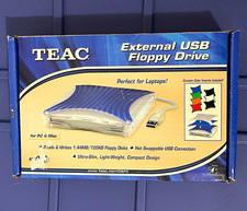 TEAC FD-05PUB USB External 3.5" Floppy Drive PC/Mac Hot Swappable 1.44MB