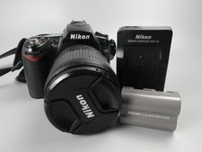 Nikon D D90 12.3MP Digital SLR Camera - Black (Kit w/ AF-S DX 18-105mm) TESTED
