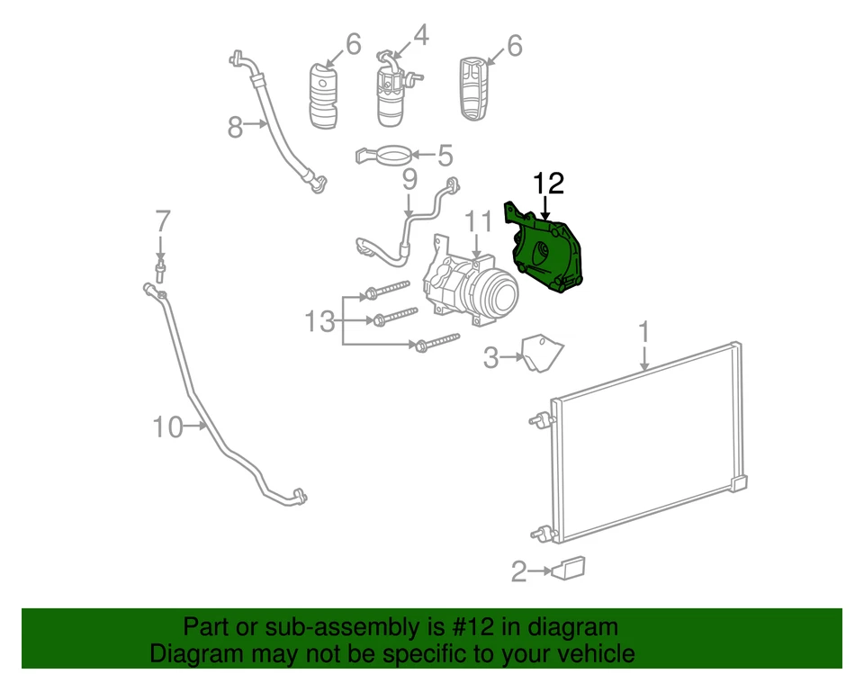 Genuine GM Bracket 12643257 - Image 4 of 4