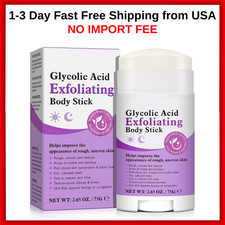 Glycolic Acid Exfoliating Body Stick with 7 AHA 0.5 BHA Solid Body Exfolia