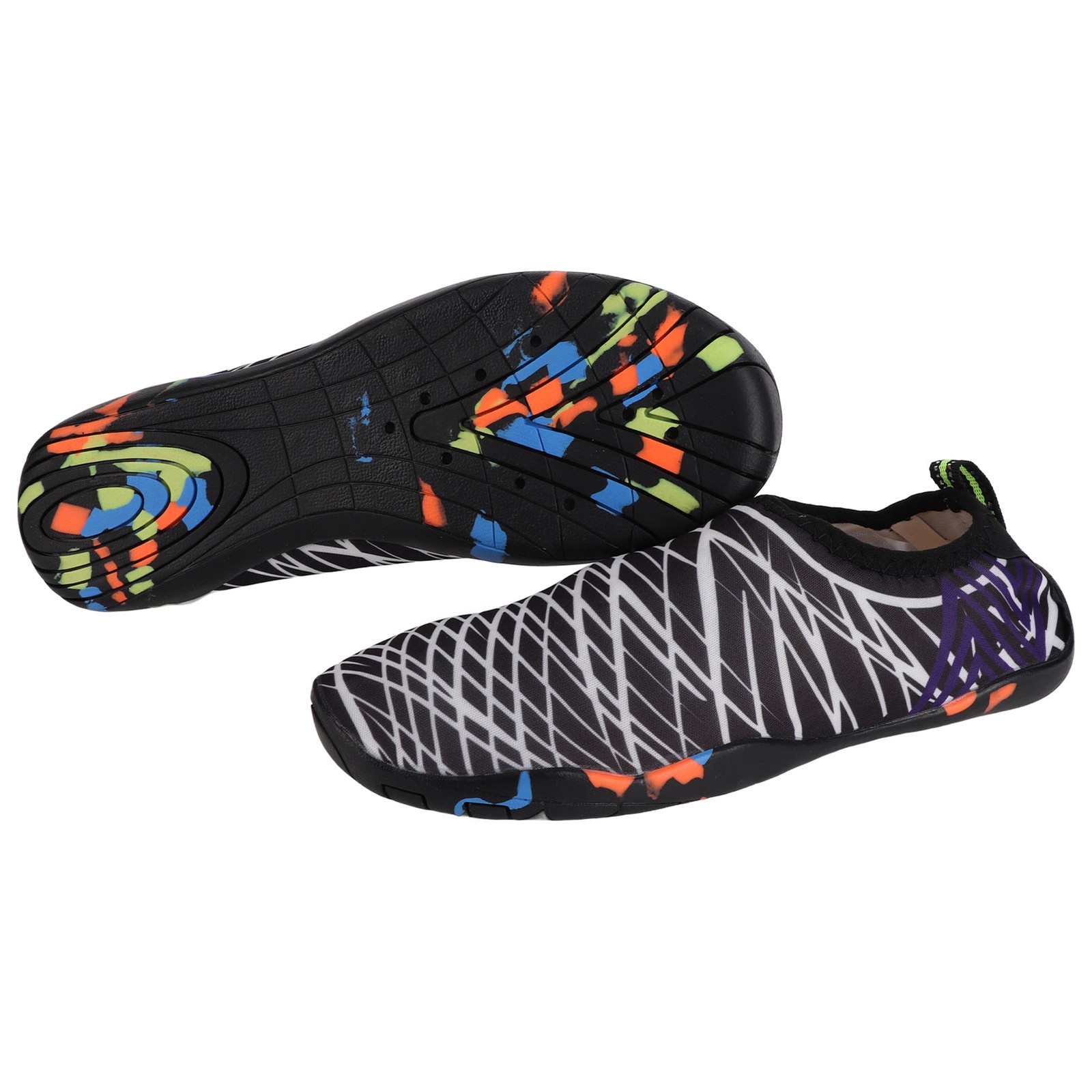 SAOLA (Taglia 41) Scarpe Acqua Calze Elastiche Acqua 1 Parte Suola in Gomma per Donna