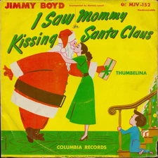 Jimmy Boyd-CHRISTMAS-I Saw Mommy Kissing Santa Claus-Picture Sleeve-Columbia 78