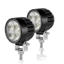 LED Light Pods Round 2.5" 2PCS, 12V Flood Light Pods for Truck Tractor 1800lm...