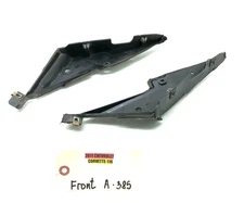 2005-2013 CORVETTE C6 WINDSHIELD A PILLAR TIRM BRACKET SET X2 OEM.