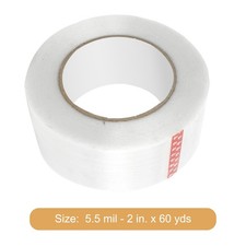 3 Rolls Filament Reinforced Strapping Fiberglass Tape 5.5 mil - 2 in. x 60 yds