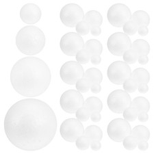 240 Pcs Handmade Foam Balls Diy School Home Decoration Crafts Polystyrene