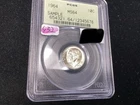 1964 Roosevelt Dime  PCGS MS 64  (1st Gen OGH Rattler Sample Slab) #632