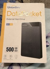 UnionSine, DataPocket, External Hard Drive, HD2510, Blue, 500gb NEW