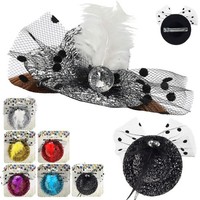 12 Mini Glitzerhut 6 Farben Ø7 Zylinder Silvester Jga Mottoparty KostüM Fasching