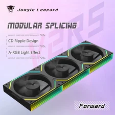 Jungle Leopard V2RS 120mm ARGB Modular Infinite Mirror Case Fan