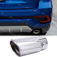 2" Chrome Exhaust Tailpipe Muffler Tip Stainless For Mitsubishi Outlander Sport