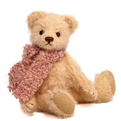 Teddy Schneewölkchen, a 8.7'' Plush Mohair Bear by Clemens Bears