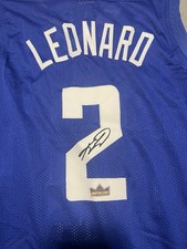Kawhi Leonard Facsimile AUTO jersey. LA Clippers - ONE SIZE 