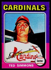 1975 Topps Mini #75 Ted Simmons - NM+