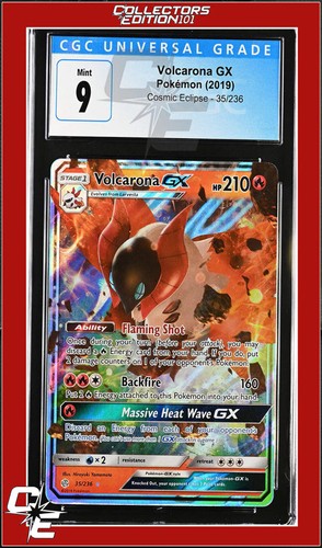 Volcarona-GX graded CGC 9 for sale on eBay
