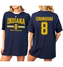 Sophie Cunningham #8 Indiana Basketball T-Shirt Unisex Cotton Tee Fan Apparel