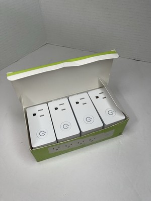 BN-LINK WiFi Smart Plug 4 Pack Heavy Duty 2.4GHz Smart Outlet Timer White