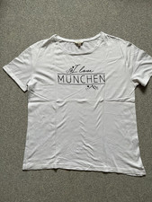 Damenshirt,Gr.40,weiß,"I love München",Peckott,BwMisch.,neu