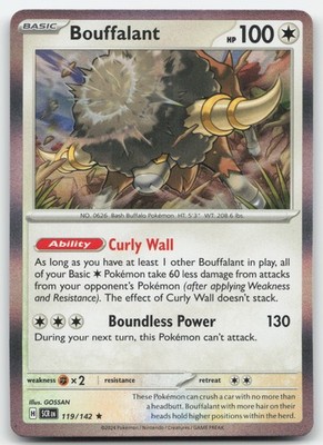 Bouffalant Stellar Crown 119/142