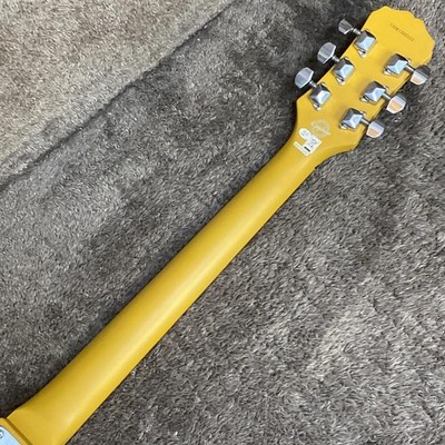 Epiphone SG Junior TV gelb gebraucht Lindenholz Korpus Mahagoni Hals E-Gitarre