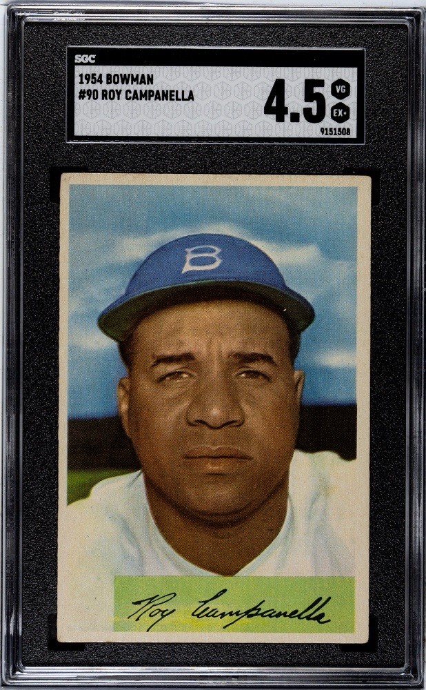 1954 Bowman #90 ROY CAMPANELLA SGC 4.5 VG-EX+ HOF Brooklyn Dodgers