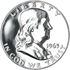 🪙 1963 Proof Franklin Half Dollar 90% Silver Gem BU OGP Cello Philly Mint 🪙