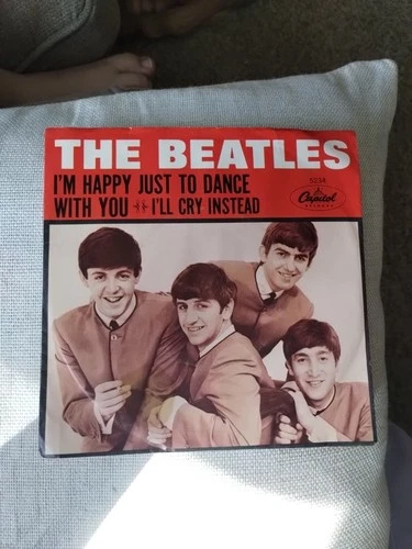 The Beatles (45) I'll Cry Instead / I'm Happy Just to Dance With You (Capitol)