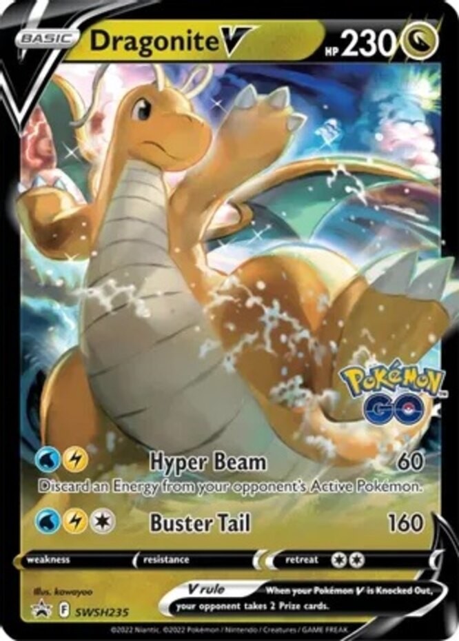 Dragonite V - SWSH235 - SWSH Black Star Promos NM, English Pokemon Promos